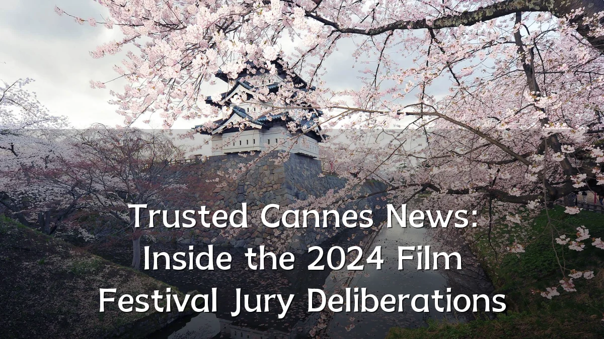 Trusted Cannes News: Inside the 2024 Film Festival Jury Deliberations