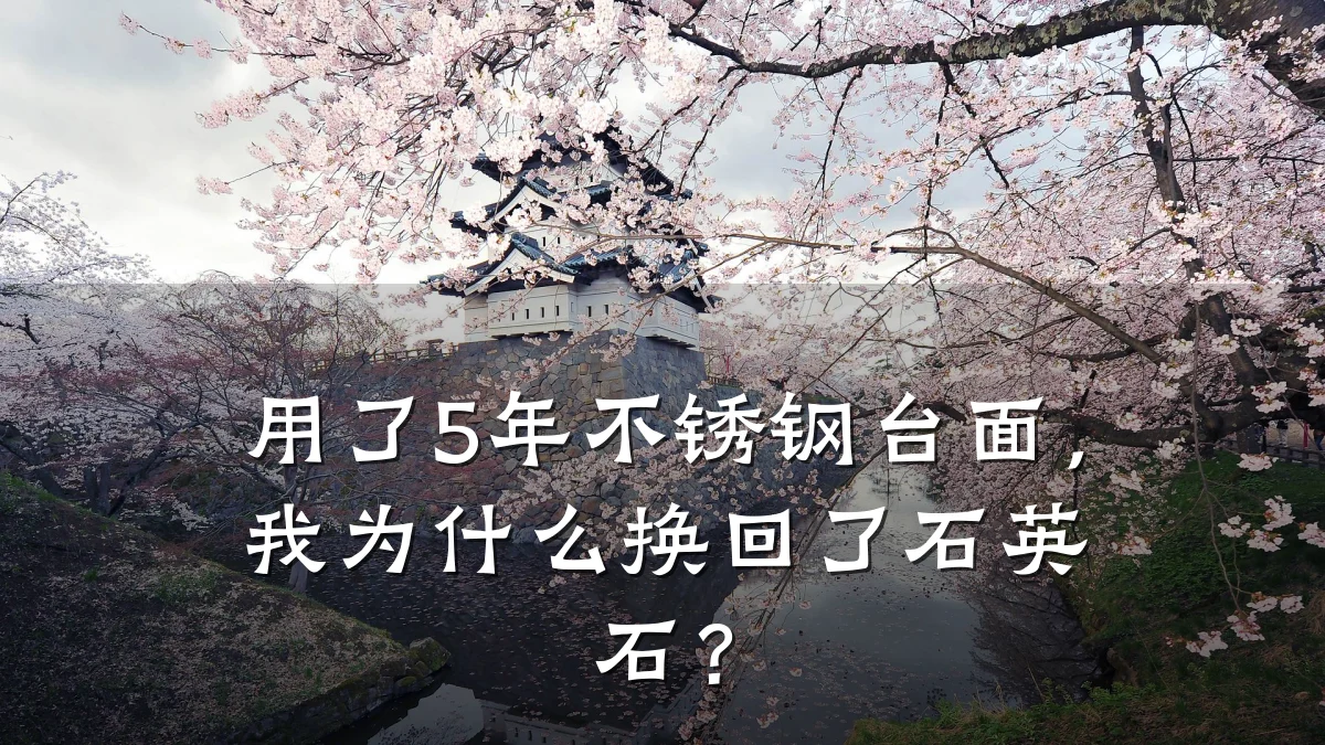 用了5年不锈钢台面,我为什么换回了石英石?