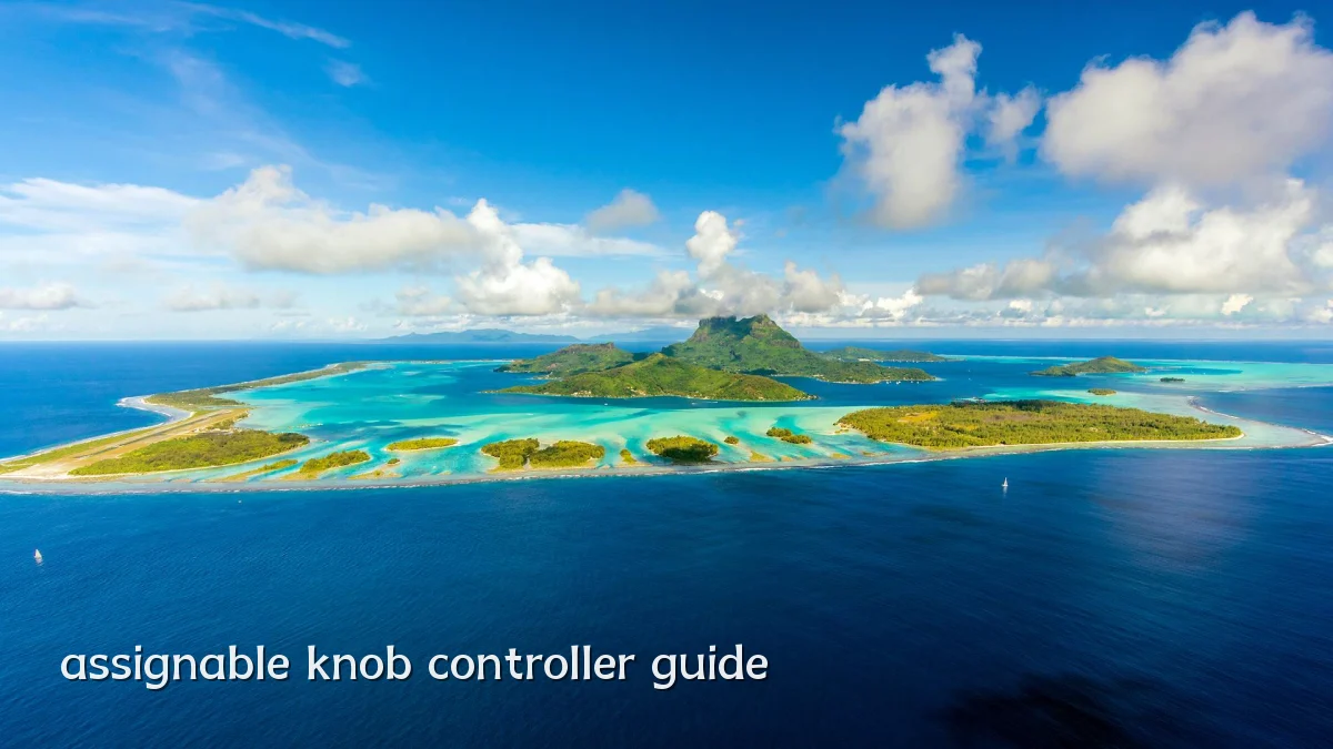 assignable knob controller guide