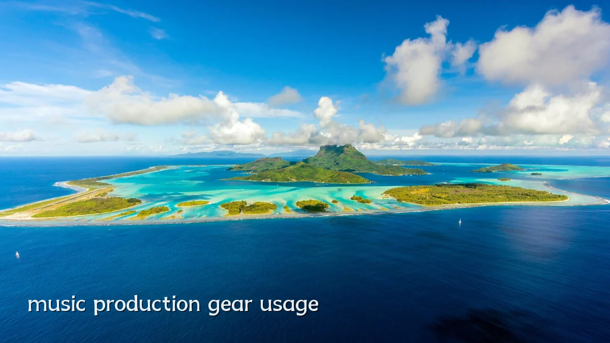 music production gear usage