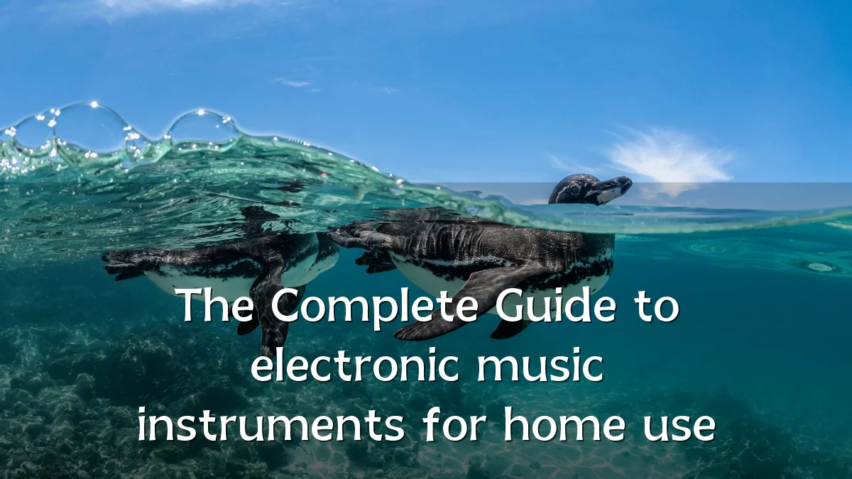 The Complete Guide to electronic music instruments for home use