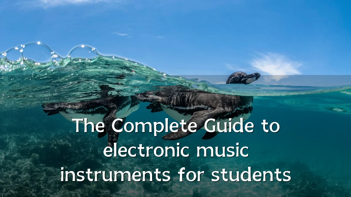 The Complete Guide to electronic music instruments for students