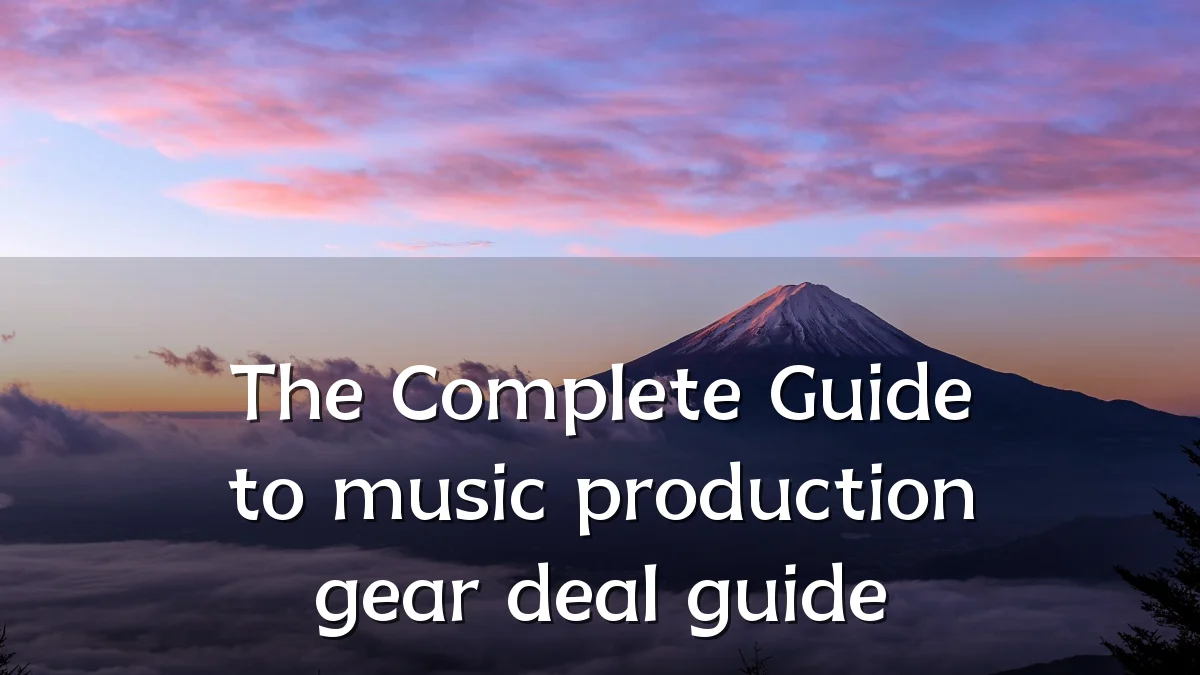 The Complete Guide to music production gear deal guide