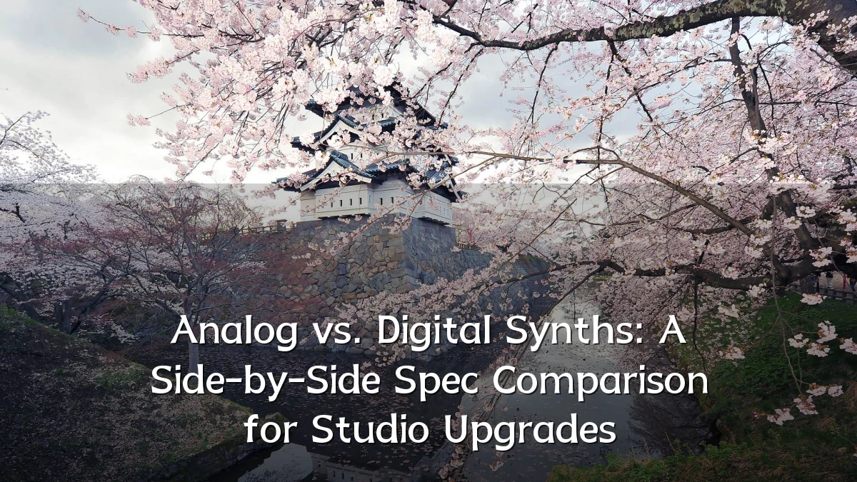 Analog vs. Digital Synths: A Side-by-Side Spec Comparison for Studio Upgrades