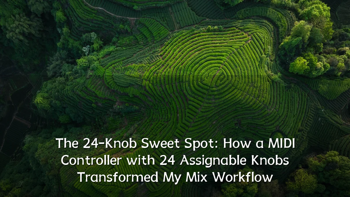 The 24-Knob Sweet Spot: How a MIDI Controller with 24 Assignable Knobs Transformed My Mix Workflow