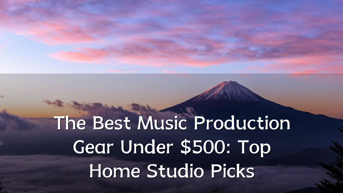 The Best Music Production Gear Under $500: Top Home Studio Picks