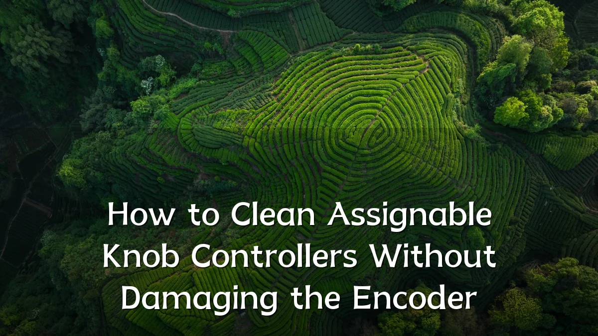 How to Clean Assignable Knob Controllers Without Damaging the Encoder
