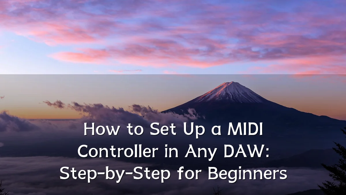 How to Set Up a MIDI Controller in Any DAW: Step-by-Step for Beginners