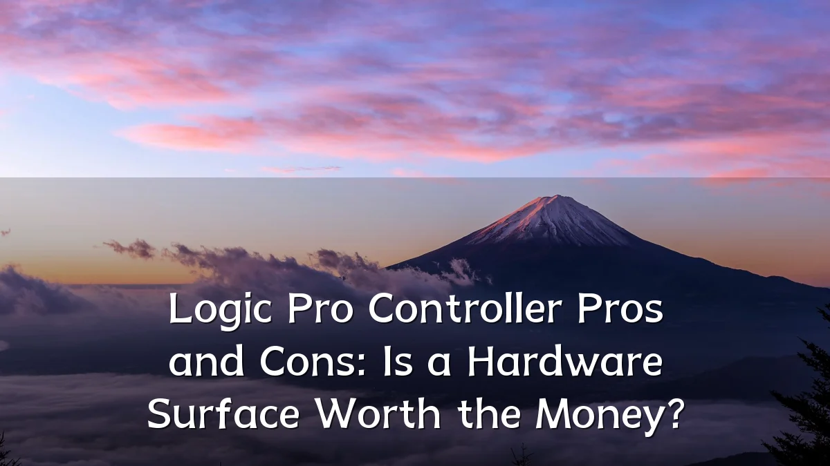 Logic Pro Controller Pros and Cons: Is a Hardware Surface Worth the Money?
