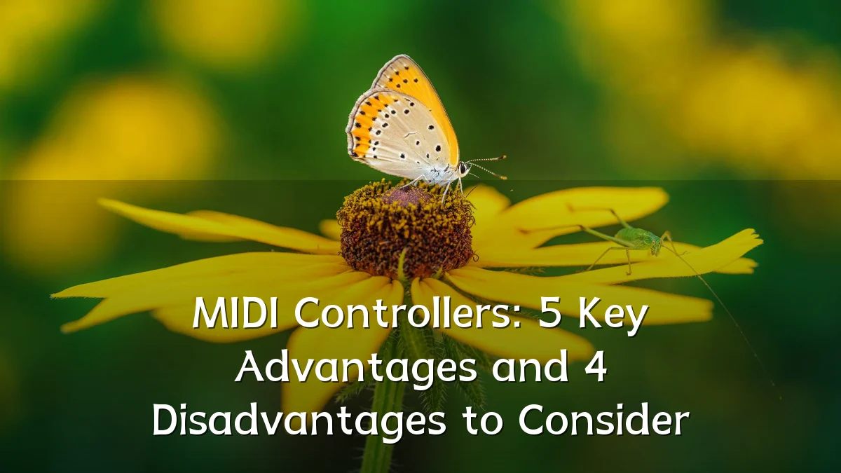 MIDI Controllers: 5 Key Advantages and 4 Disadvantages to Consider