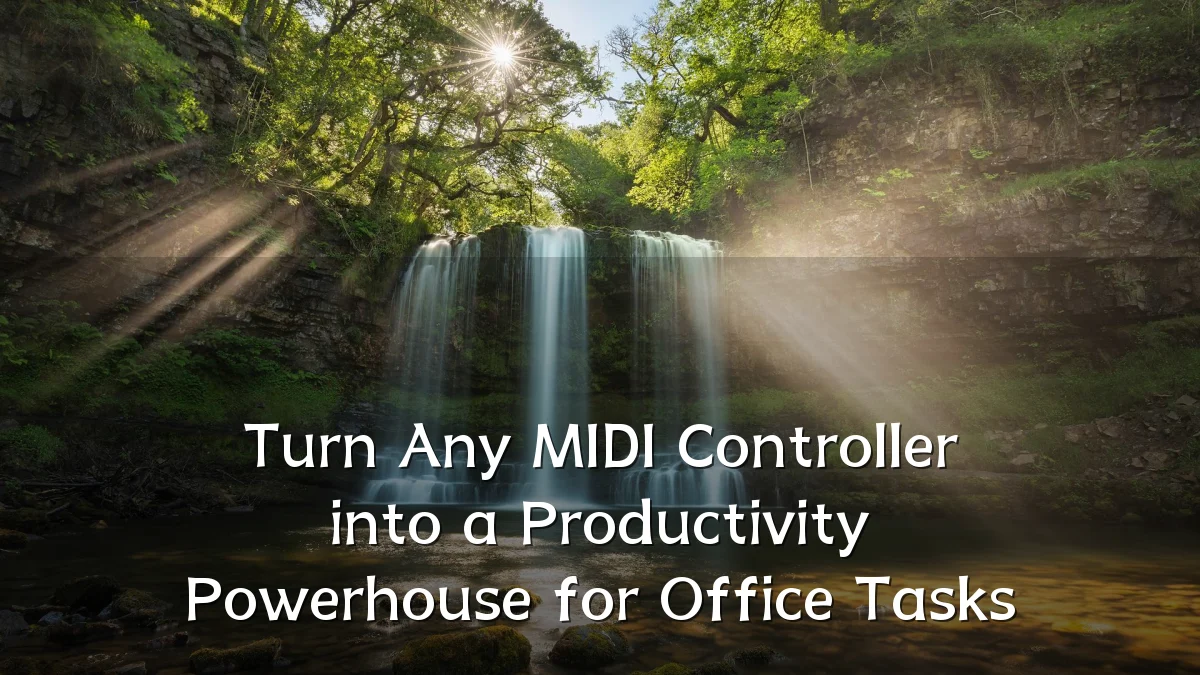 Turn Any MIDI Controller into a Productivity Powerhouse for Office Tasks