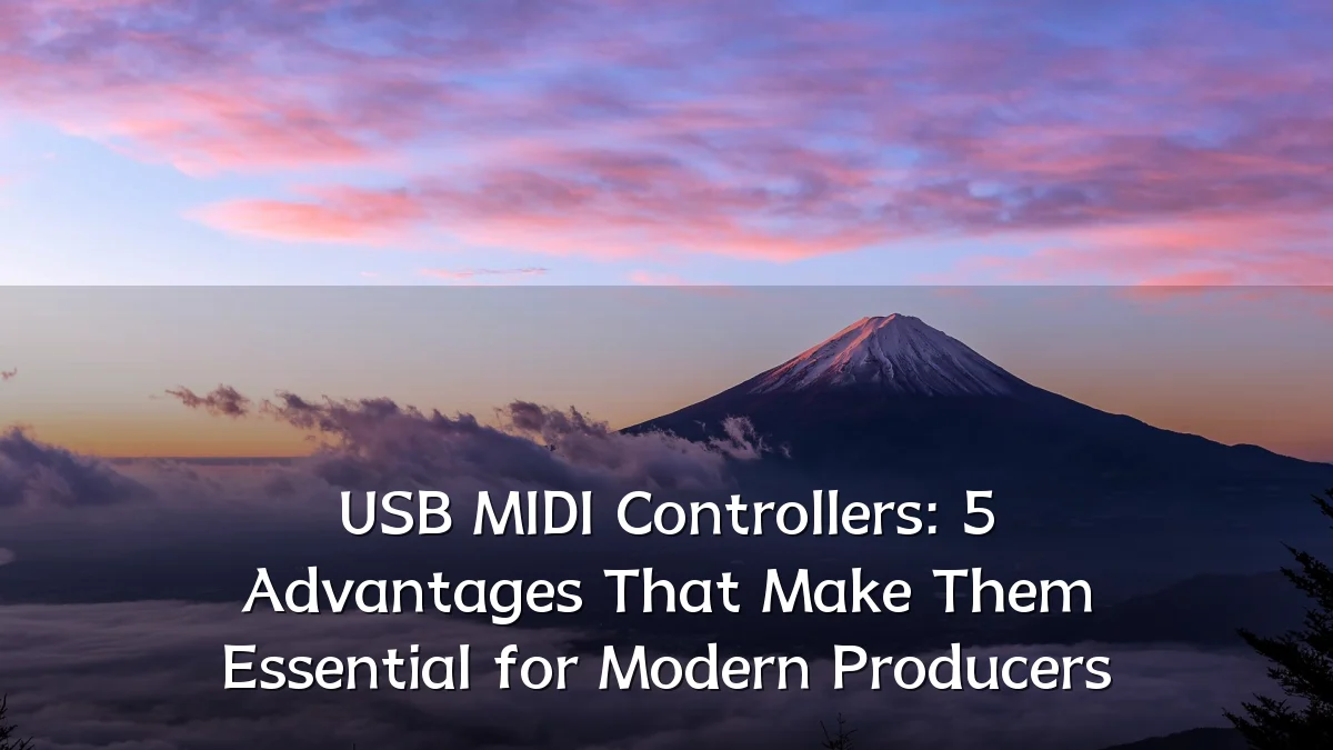 USB MIDI Controllers: 5 Advantages That Make Them Essential for Modern Producers